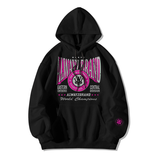 ALWAYZ BRAND Champions hoodie blk/pink/white